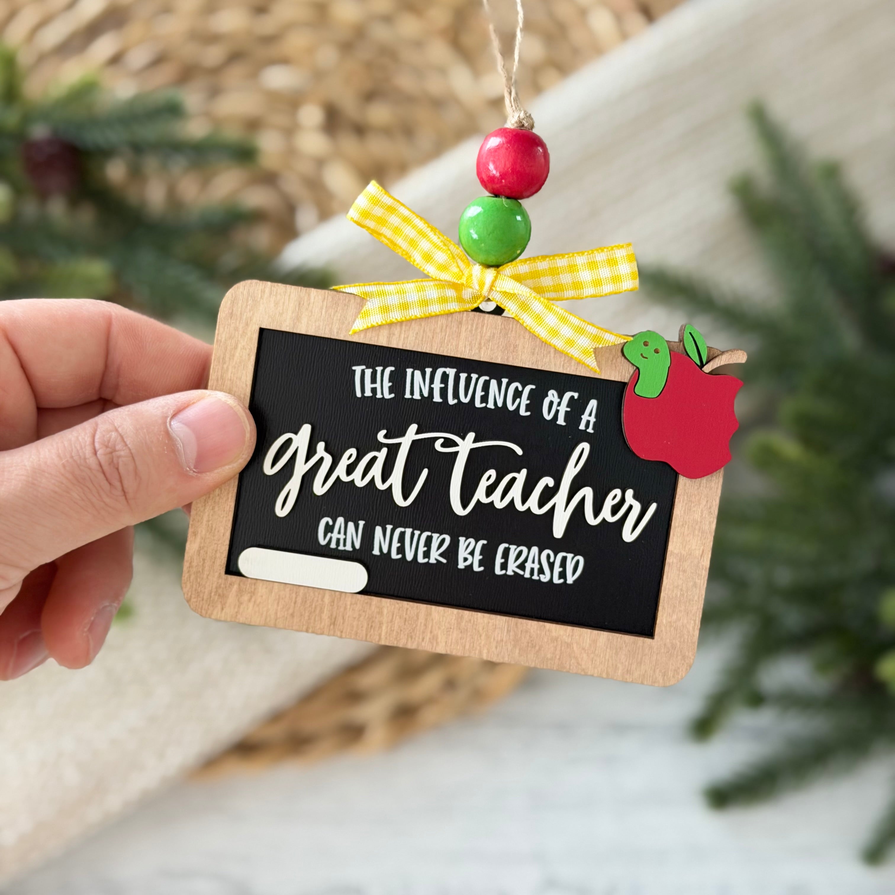 Teacher Appreciation Christmas Ornament