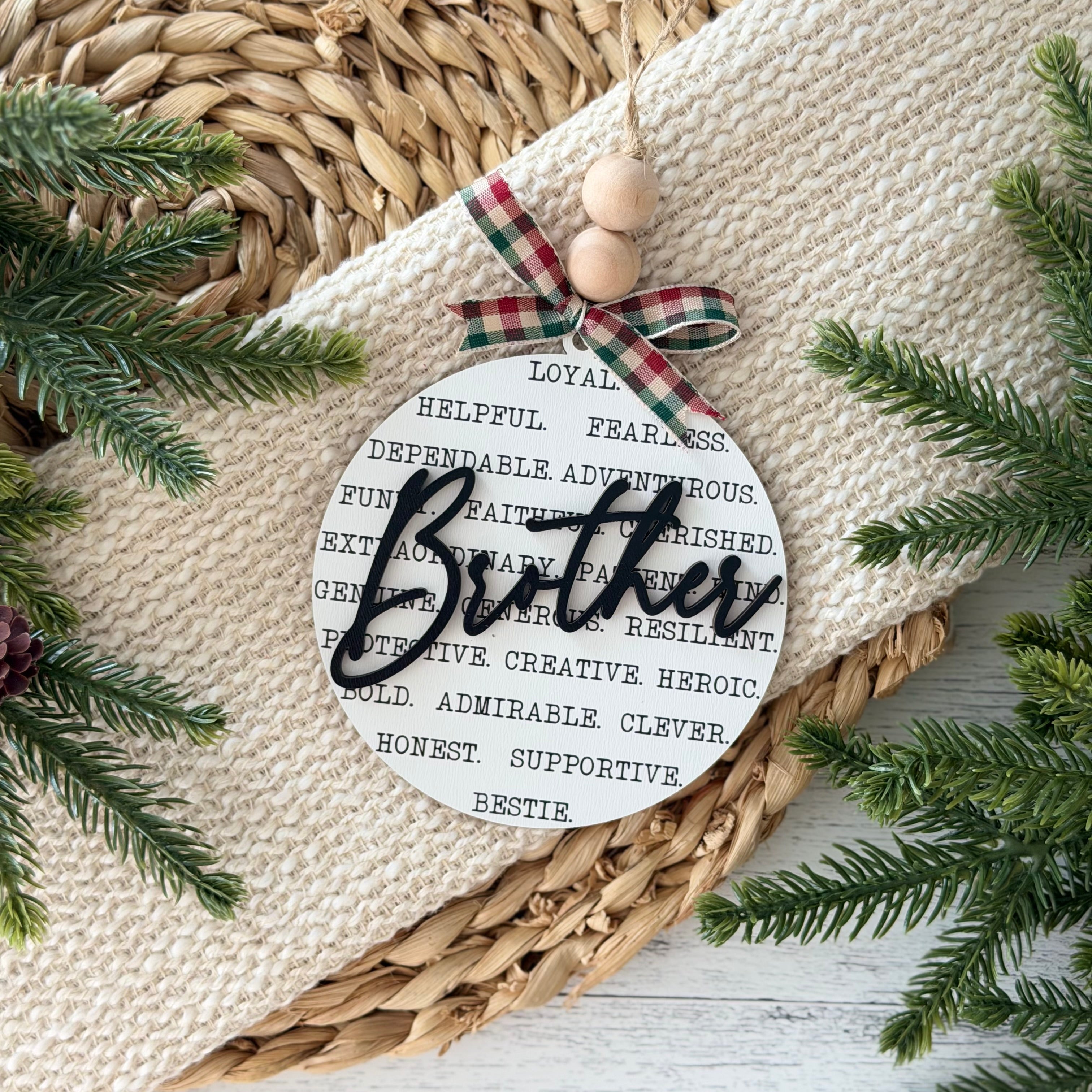 Brother Christmas Ornament