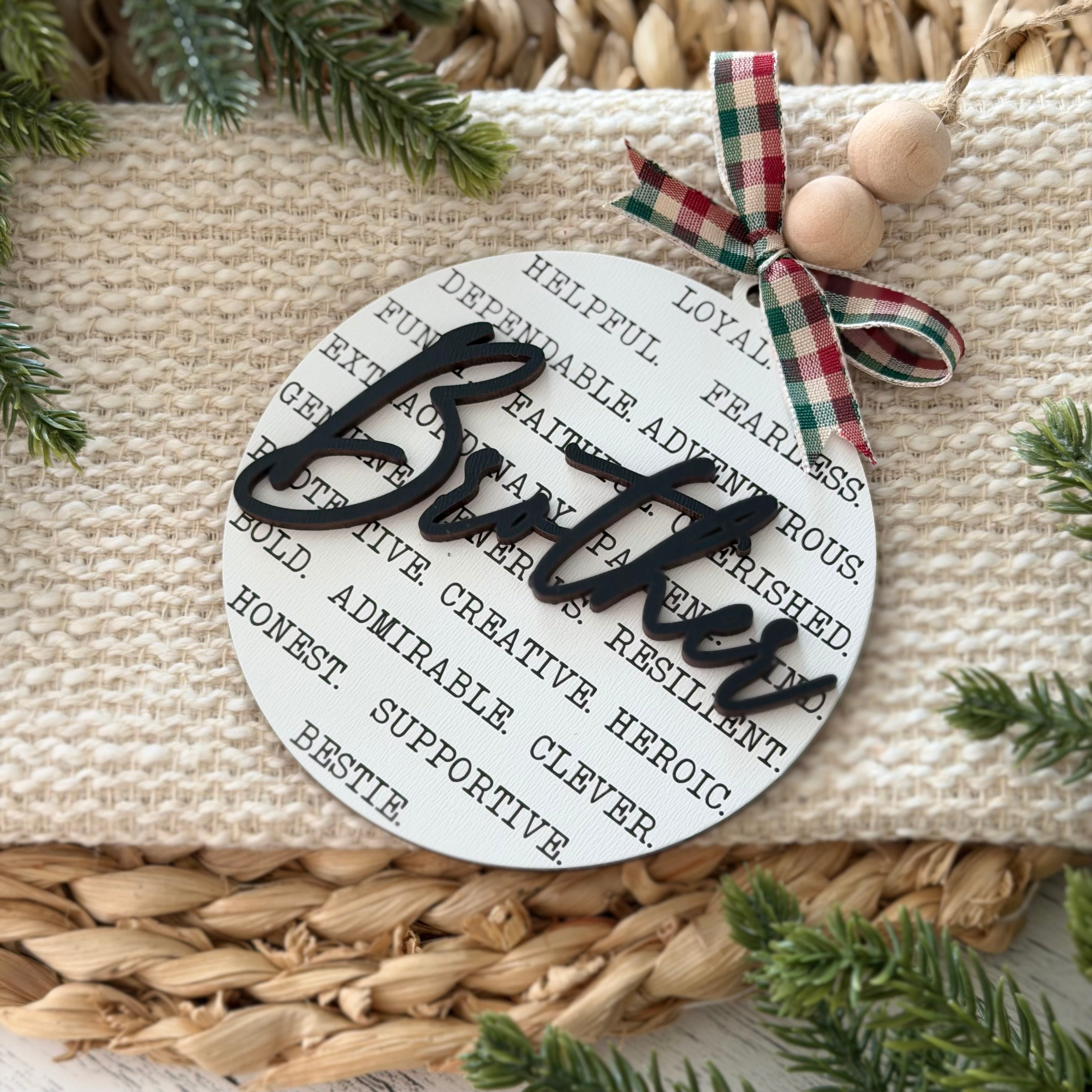 Brother Christmas Ornament