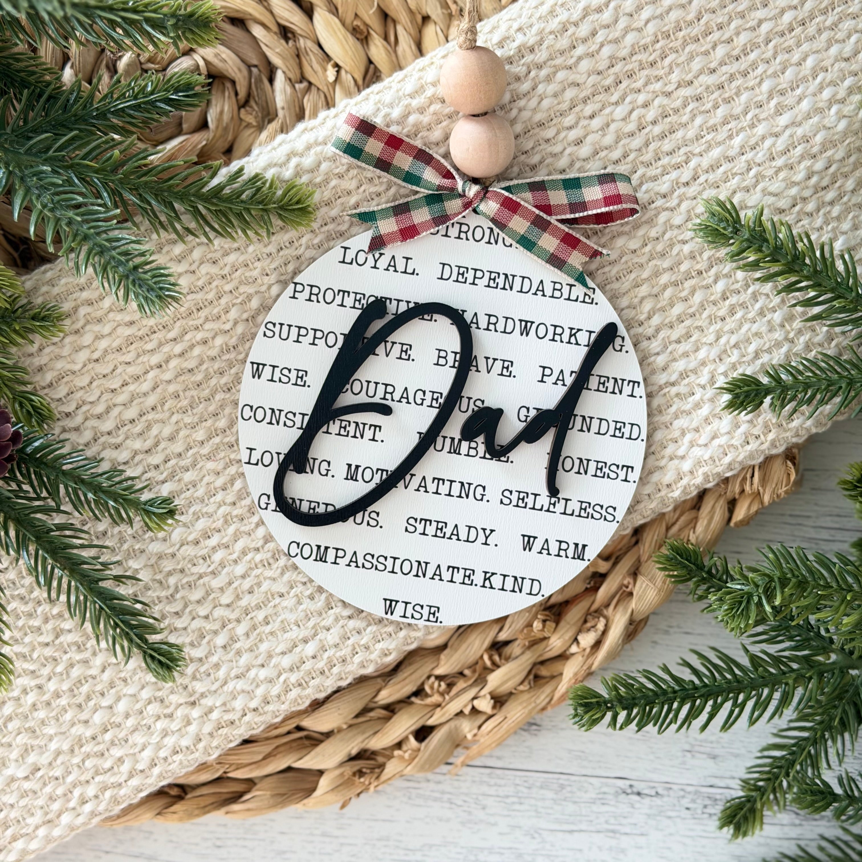 Dad Christmas Ornament