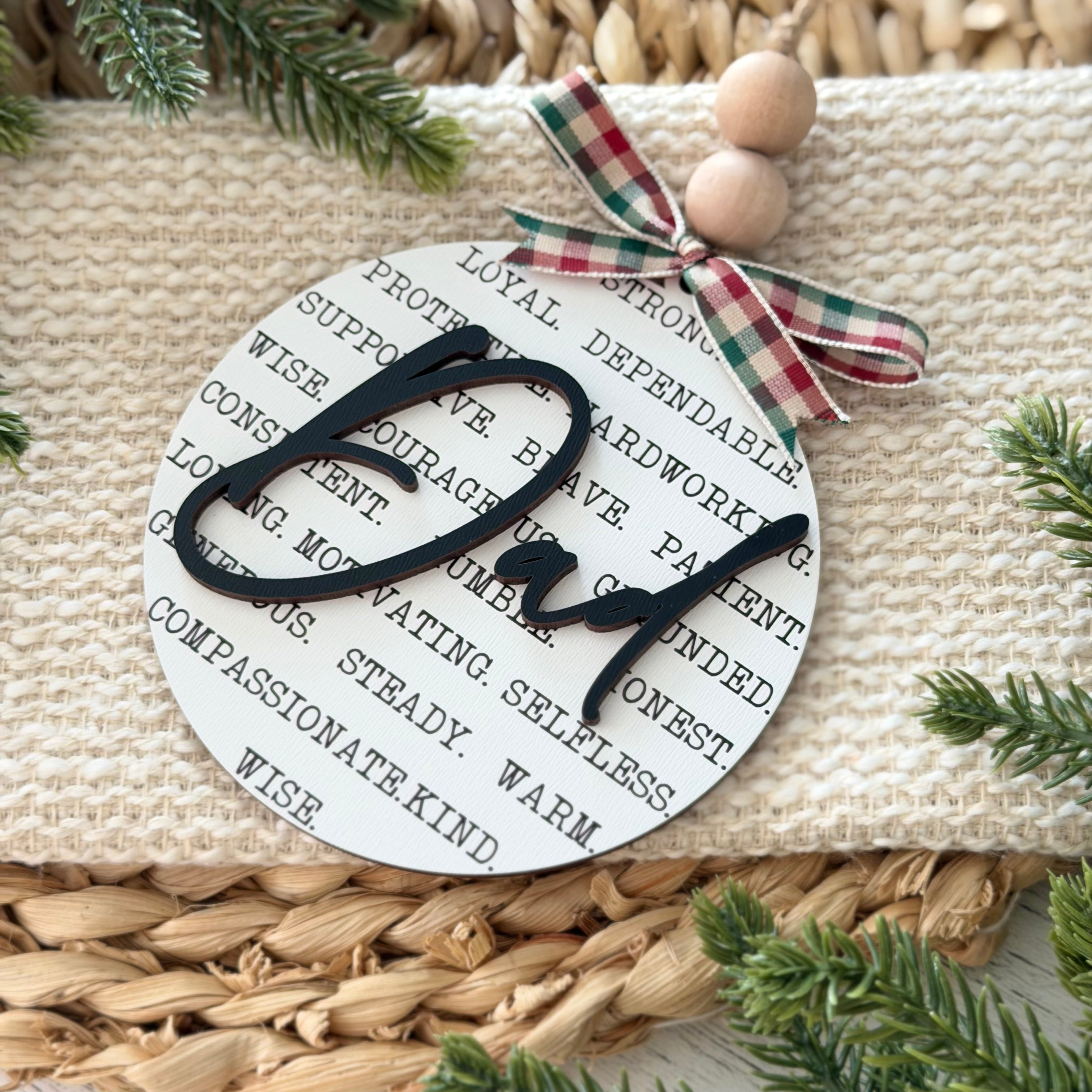 Dad Christmas Ornament