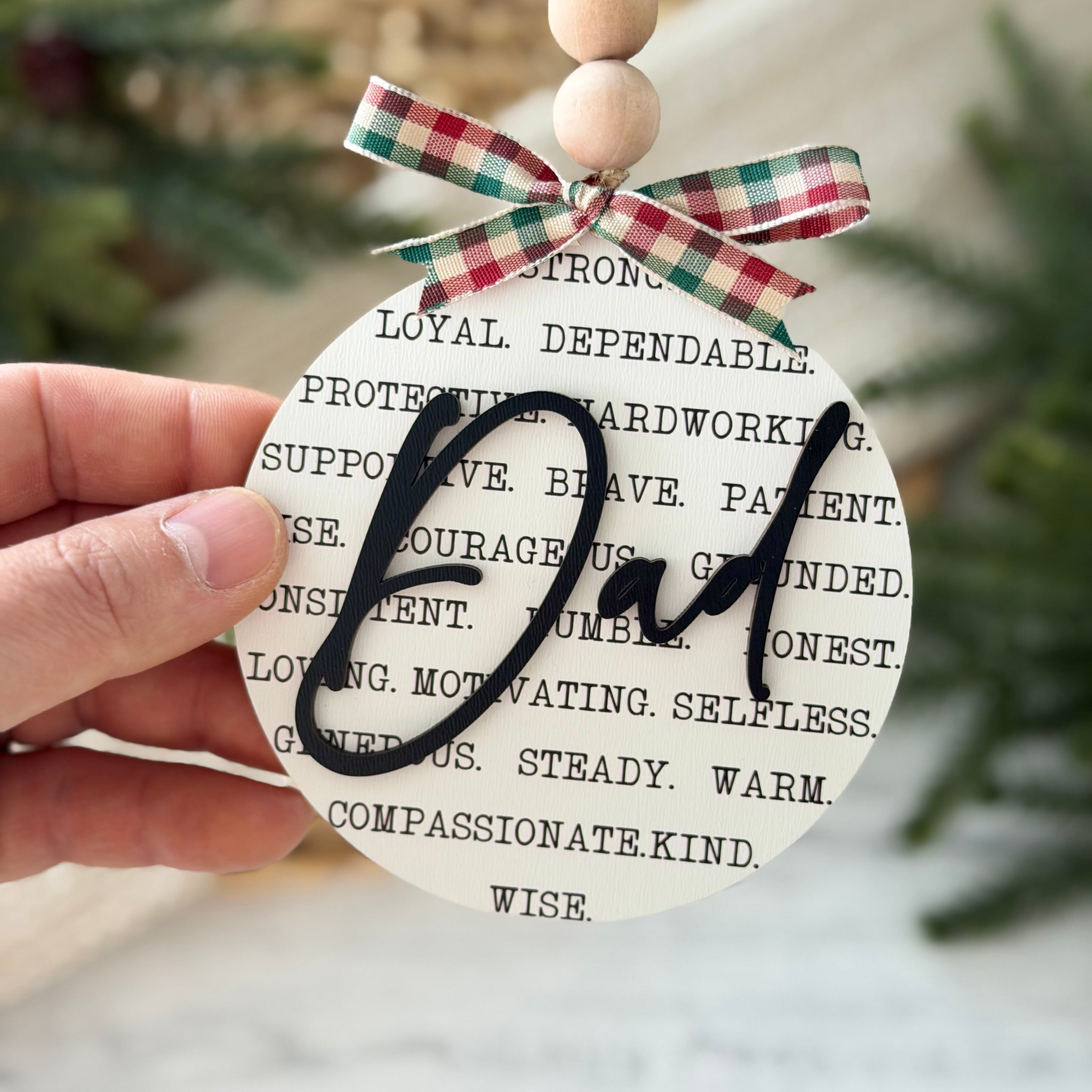 Dad Christmas Ornament