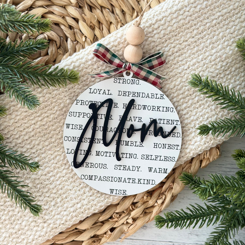 Mom Christmas Ornament