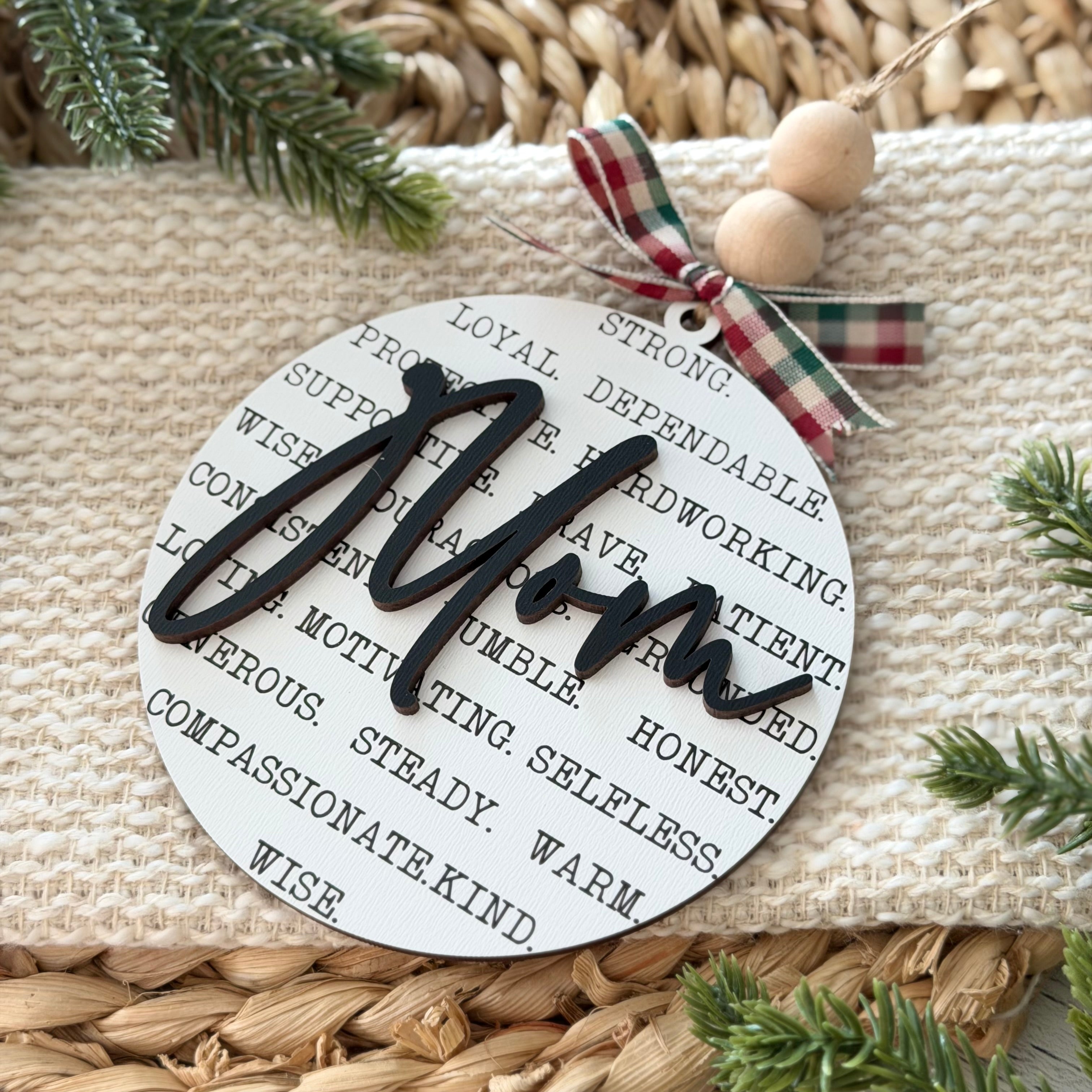 Mom Christmas Ornament