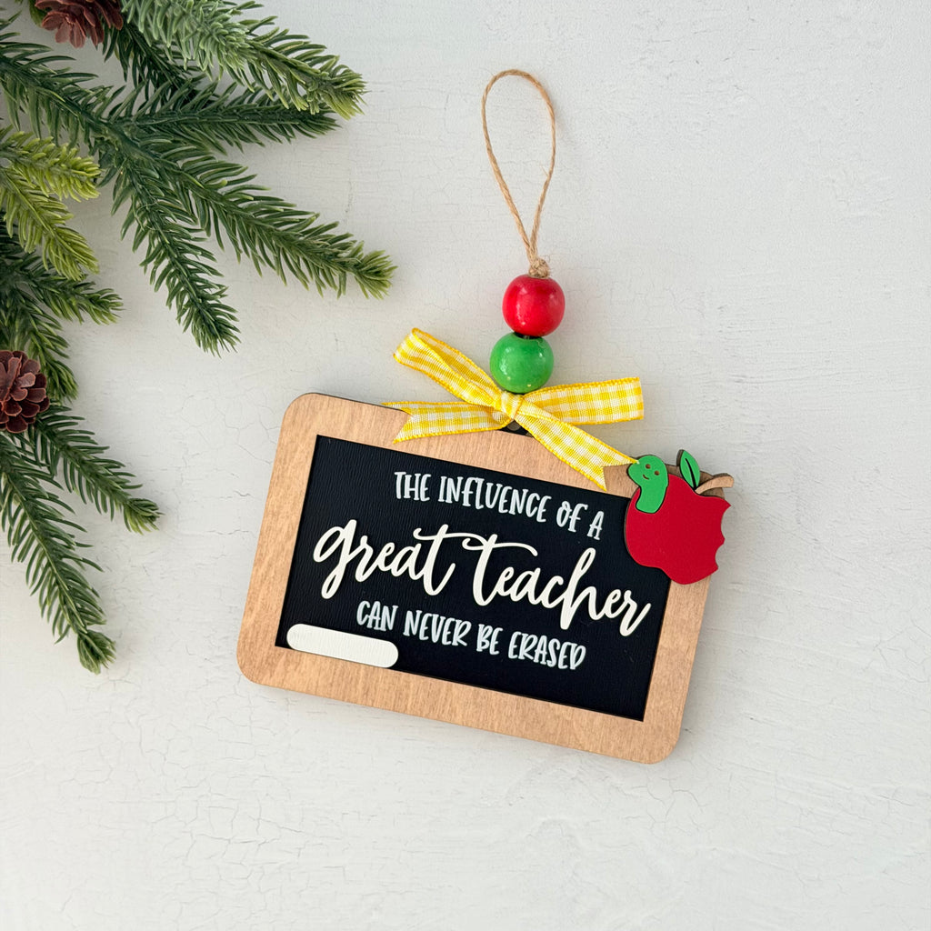Teacher Appreciation Christmas Ornament