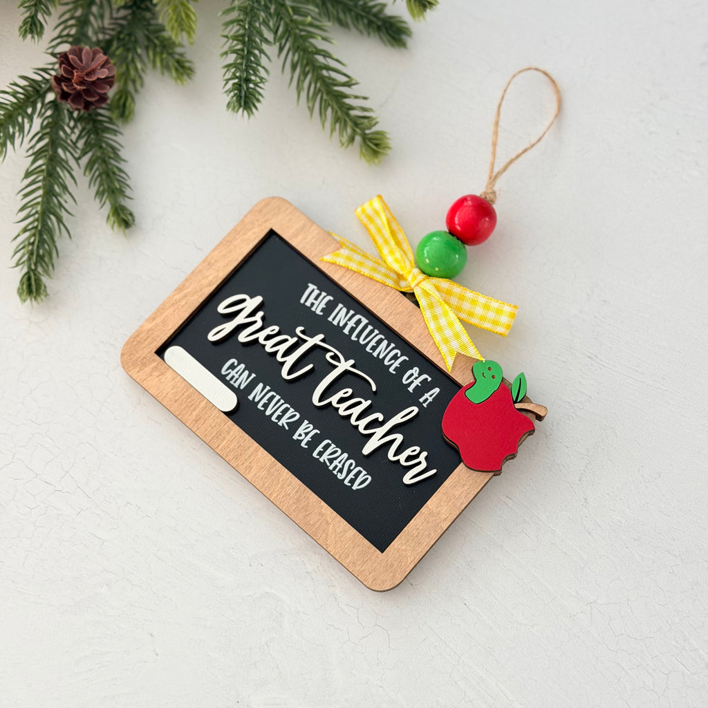 Teacher Appreciation Christmas Ornament
