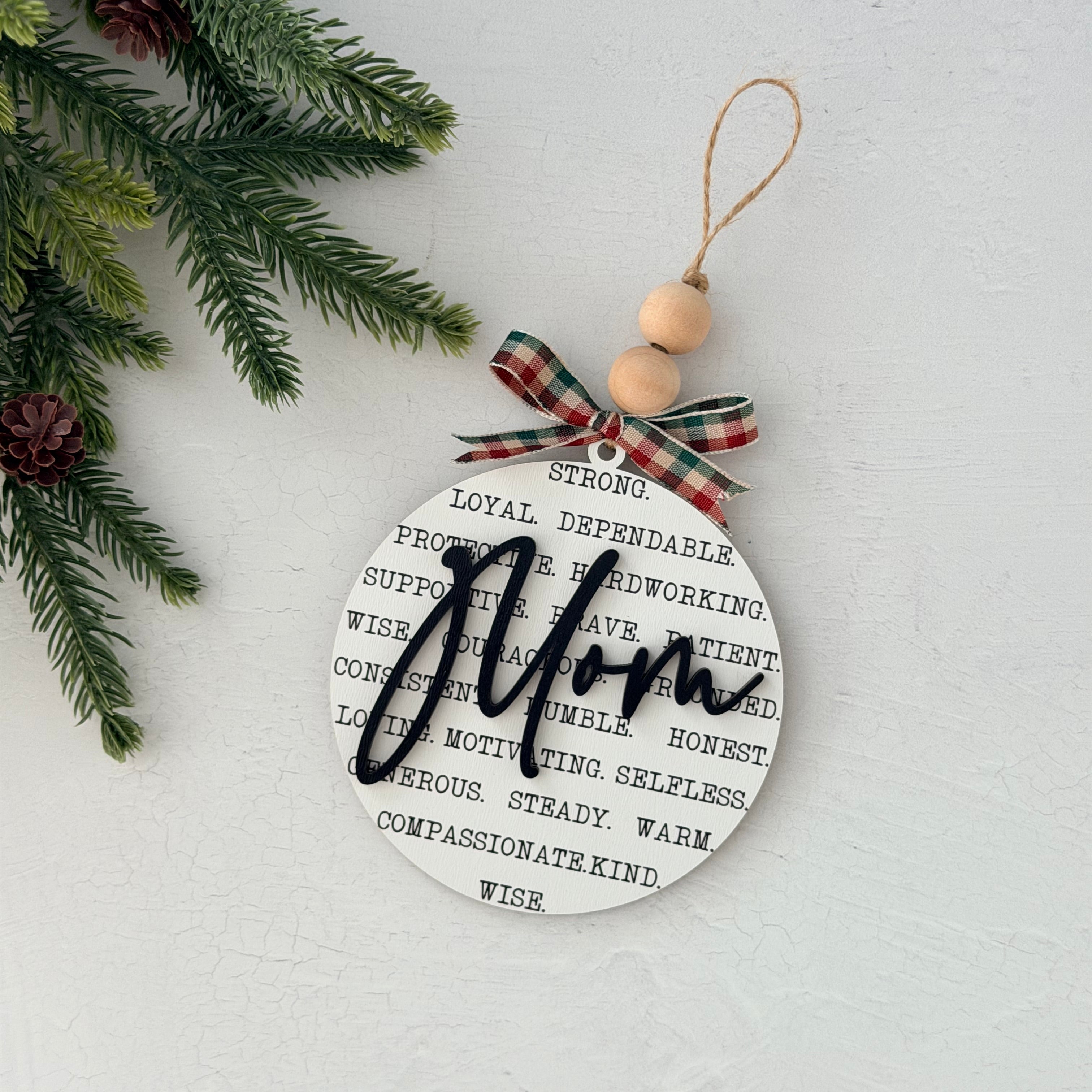 Mom Christmas Ornament