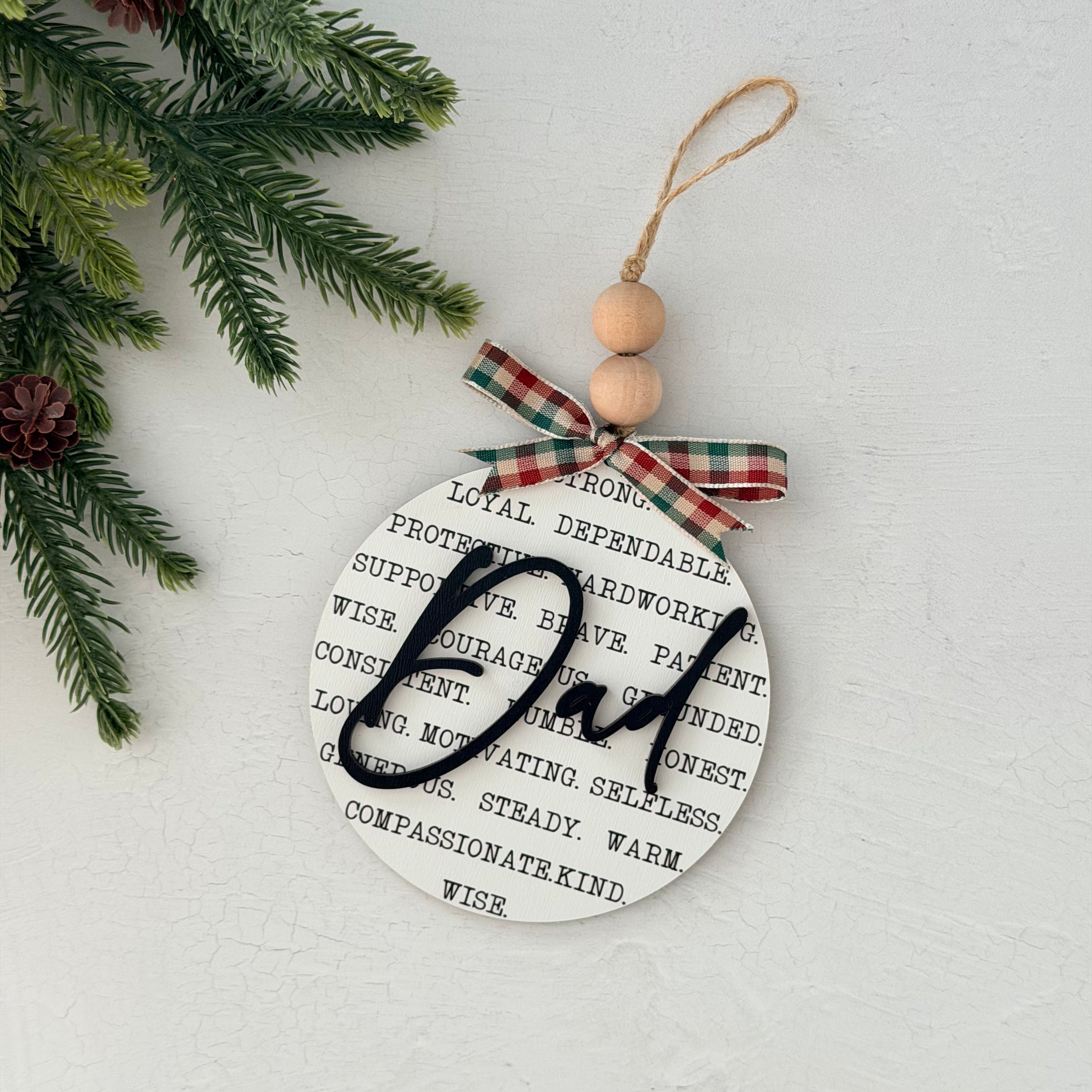Dad Christmas Ornament