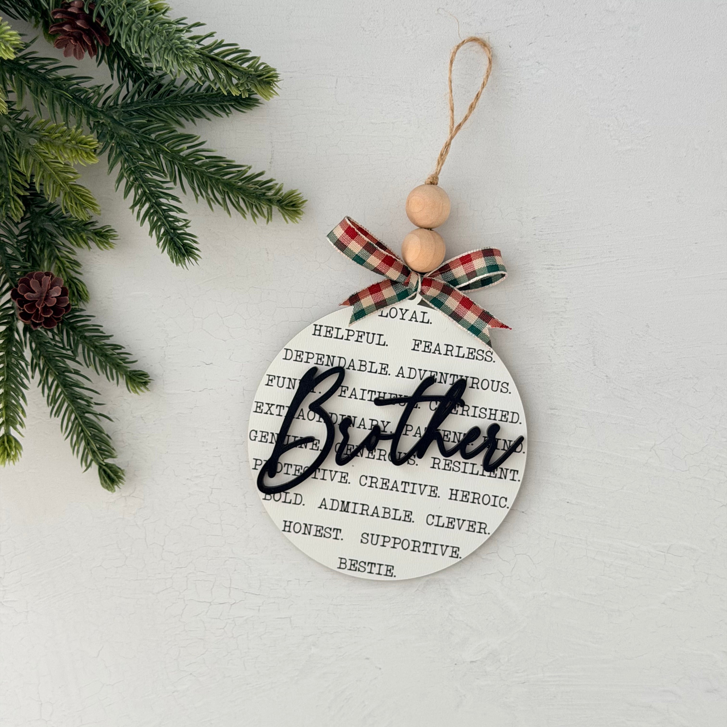 Brother Christmas Ornament