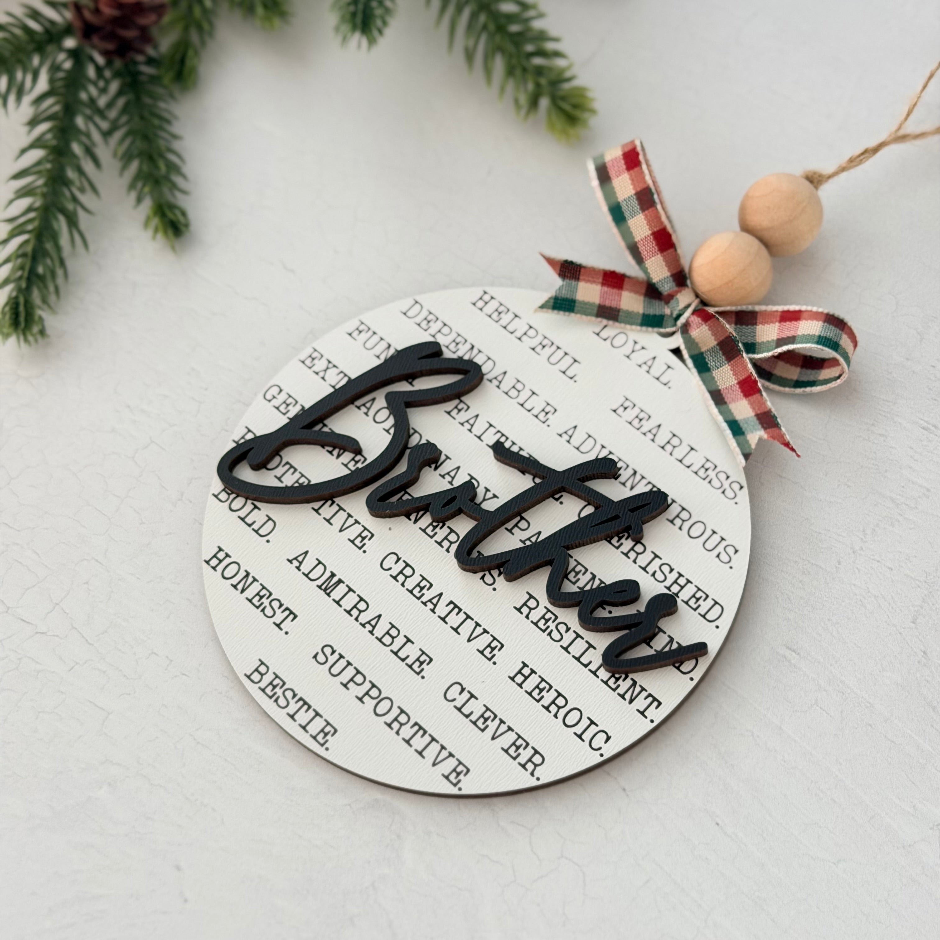 Brother Christmas Ornament