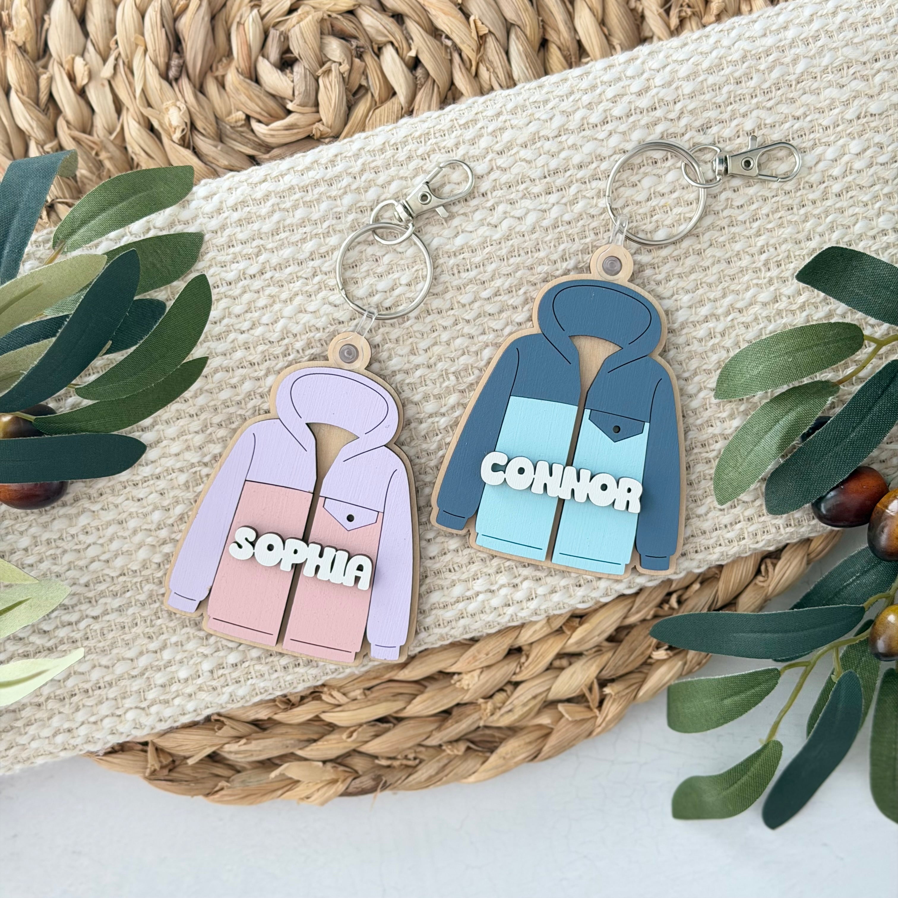 Personalized Jacket Backpack Tag