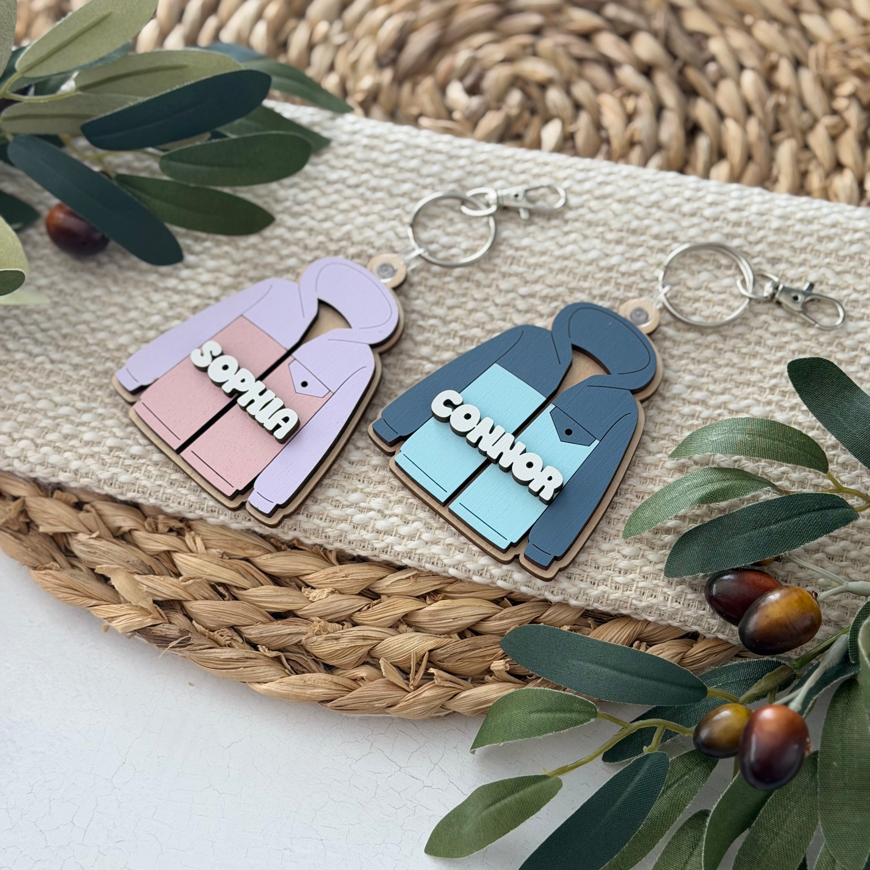 Personalized Jacket Backpack Tag
