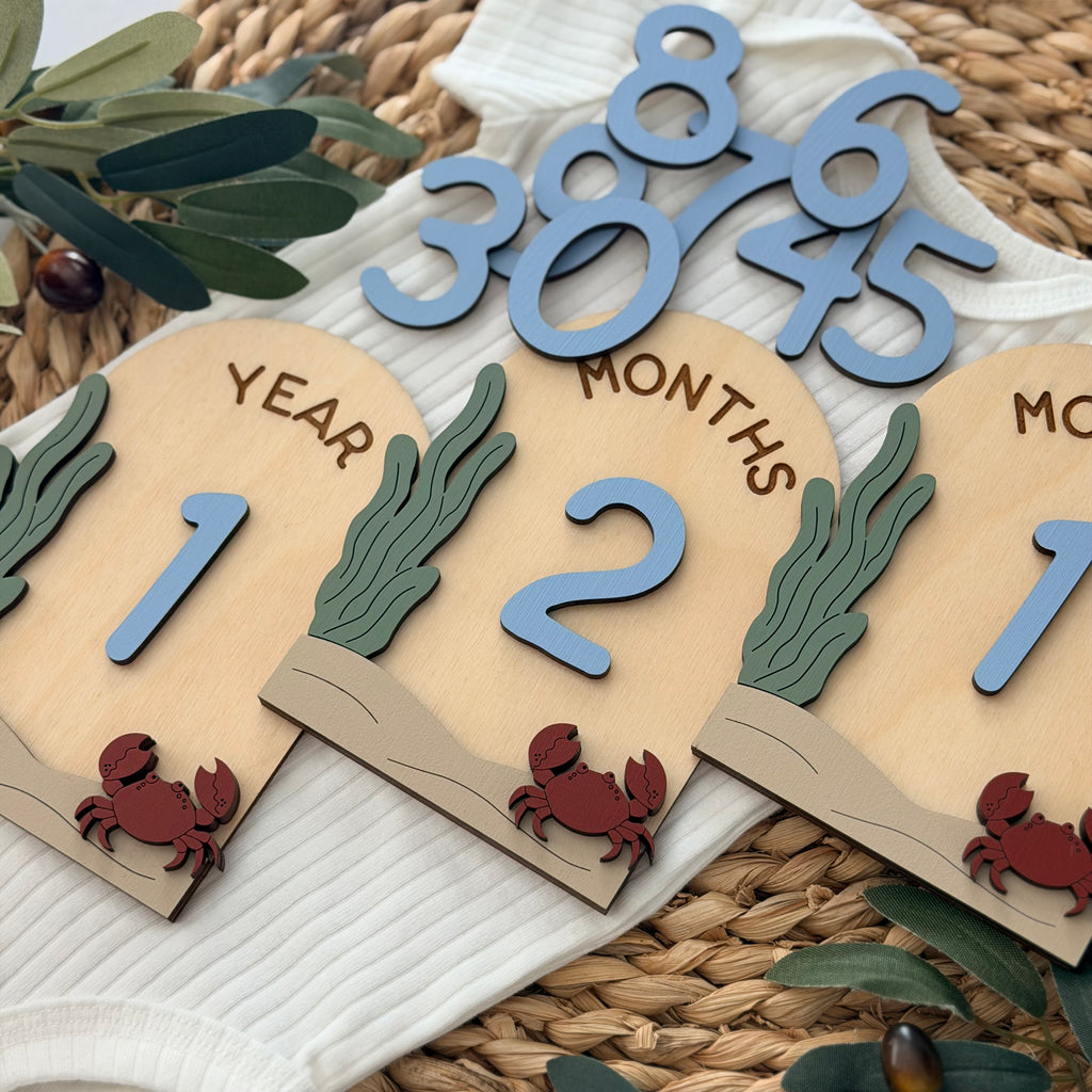 Under The Sea Baby Milestone Cards