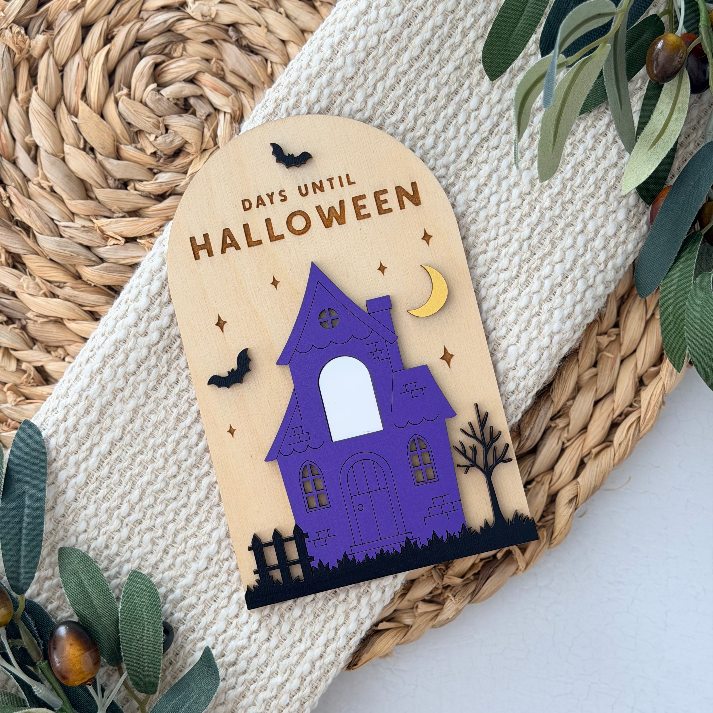 Halloween Countdown Dry Erase Sign