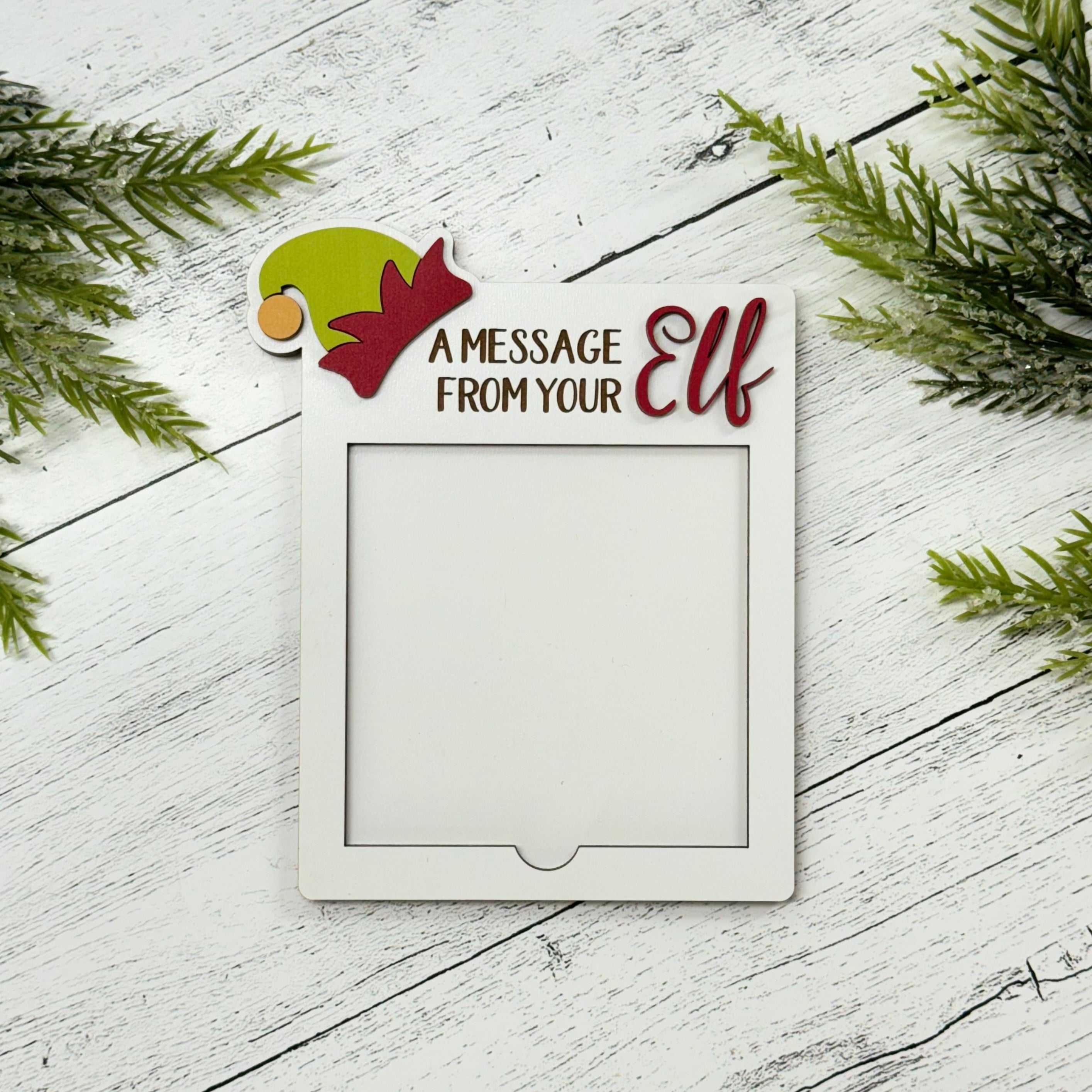 Elf Message Sticky Note Holder