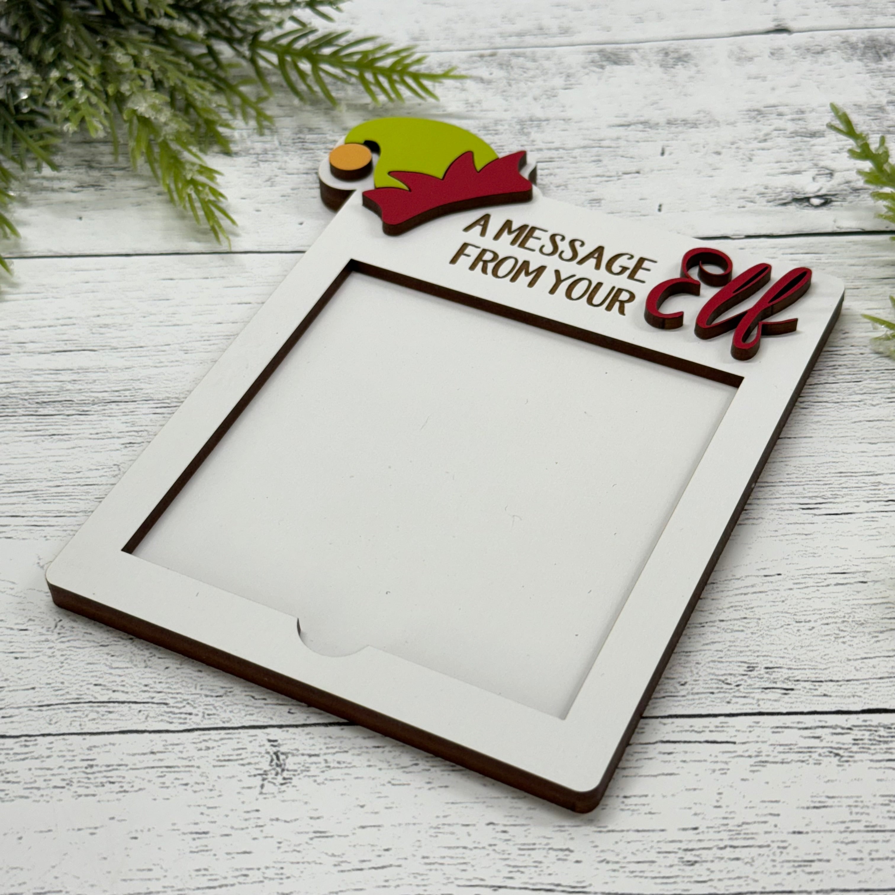 Elf Message Sticky Note Holder
