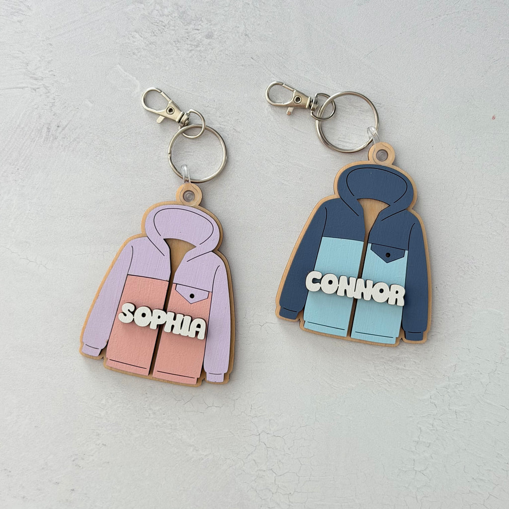 Personalized Jacket Backpack Tag
