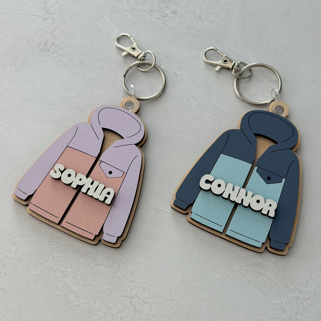 Personalized Jacket Backpack Tag