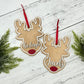 Reindeer Personalized Name Christmas Ornament