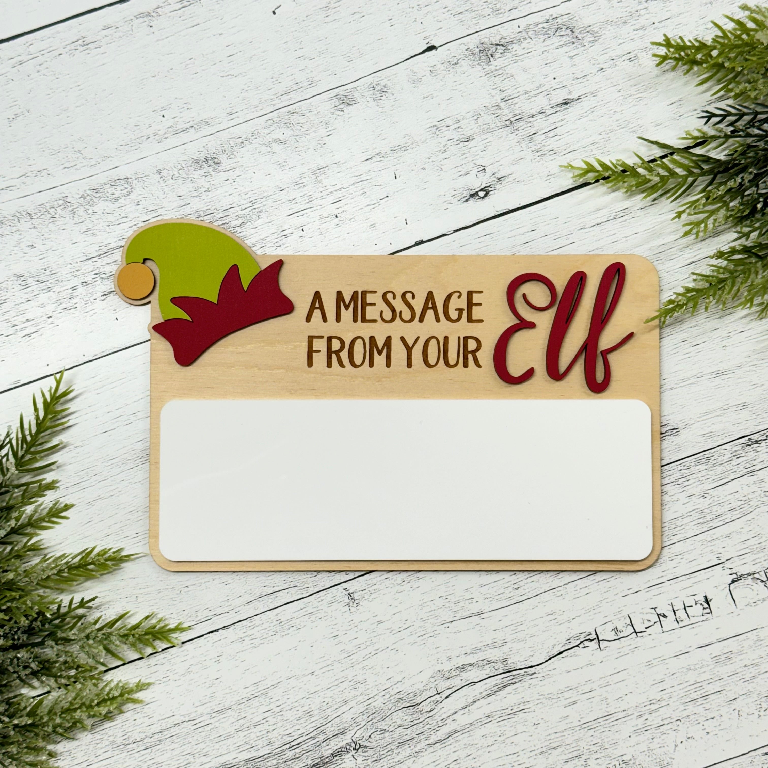 Elf Message Dry Erase Board