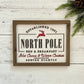 Wooden Framed Christmas Sign