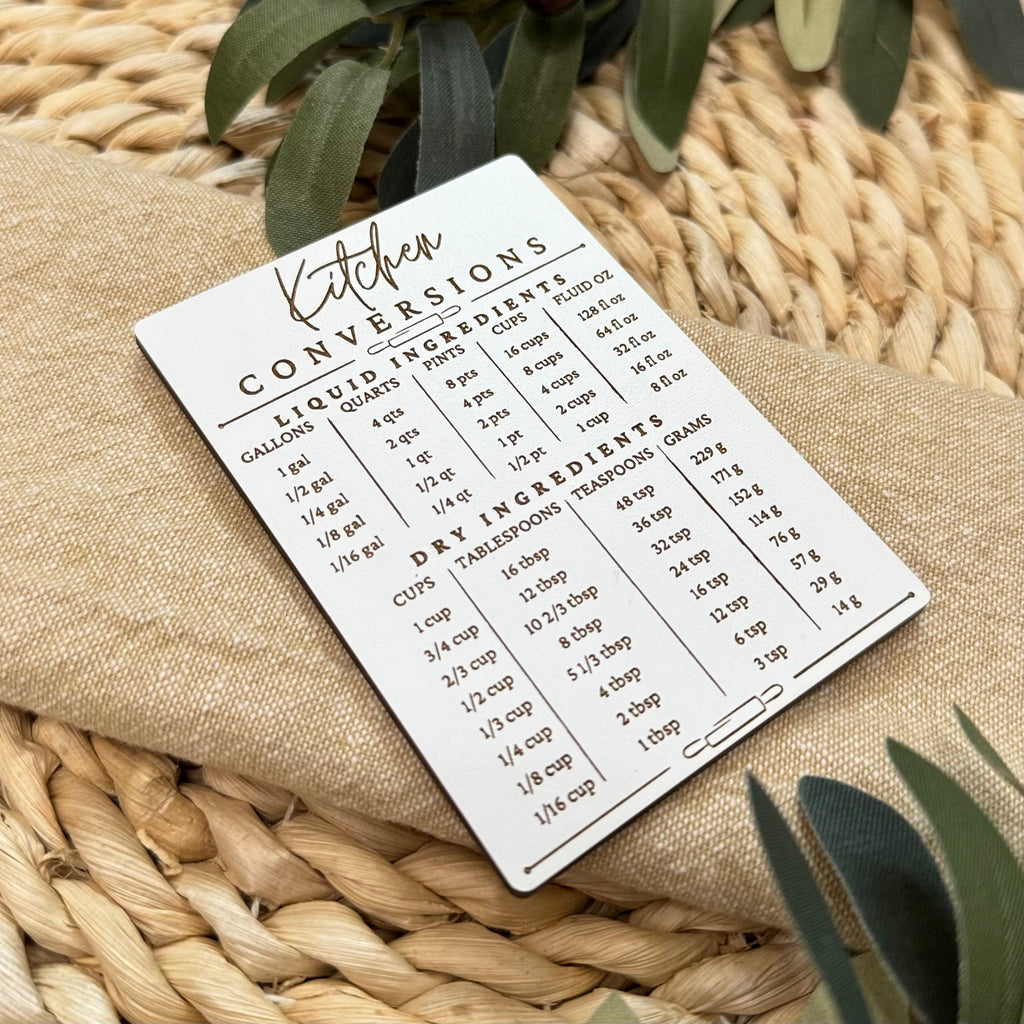 Kitchen Conversion Refrigerator Magnet