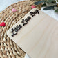 Baby Footprint Valentine's Day Sign