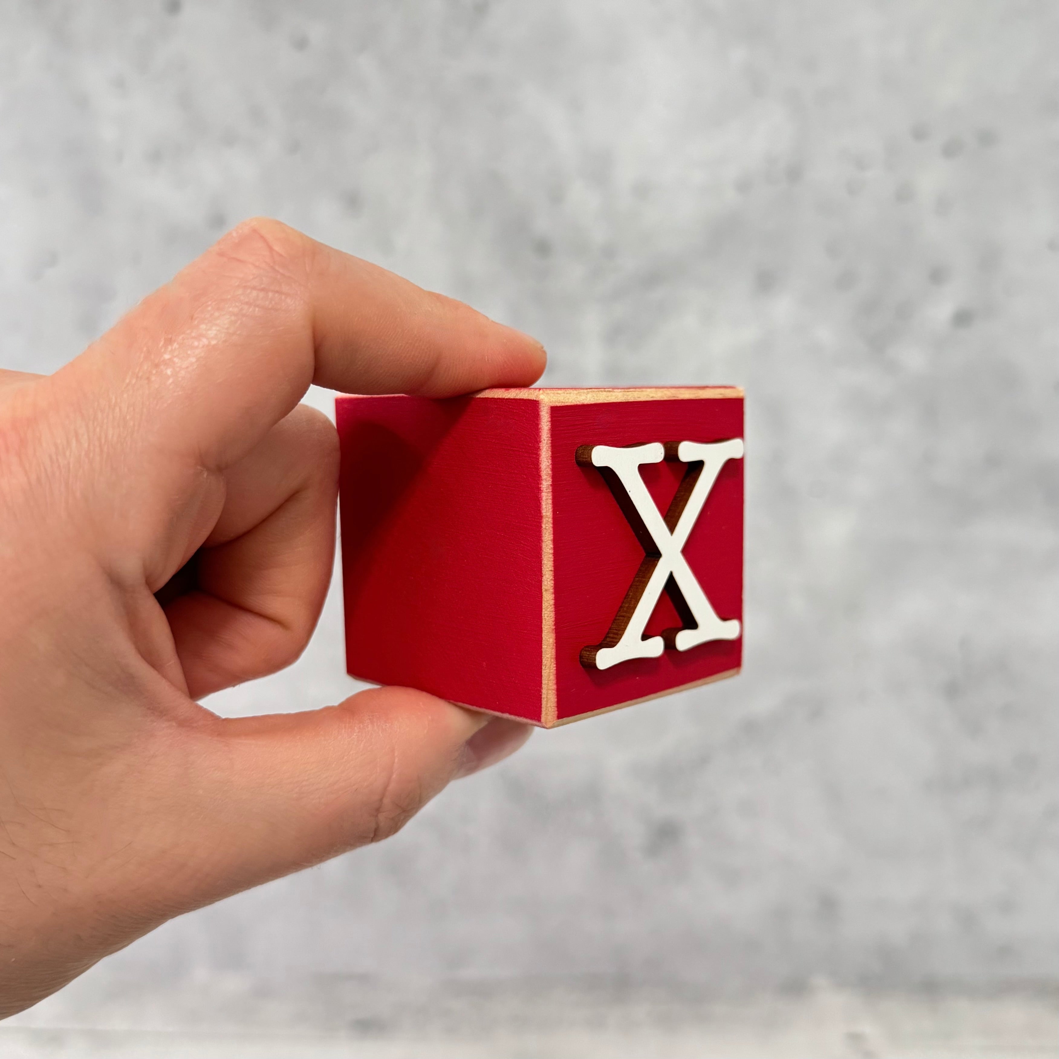 SET | Valentine's Day Stacking Word Wooden Blocks