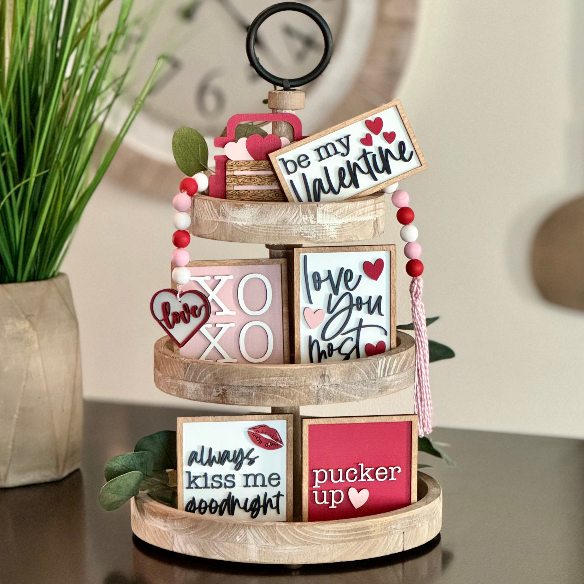 Valentine's Day Tier Tray Decor Bundle