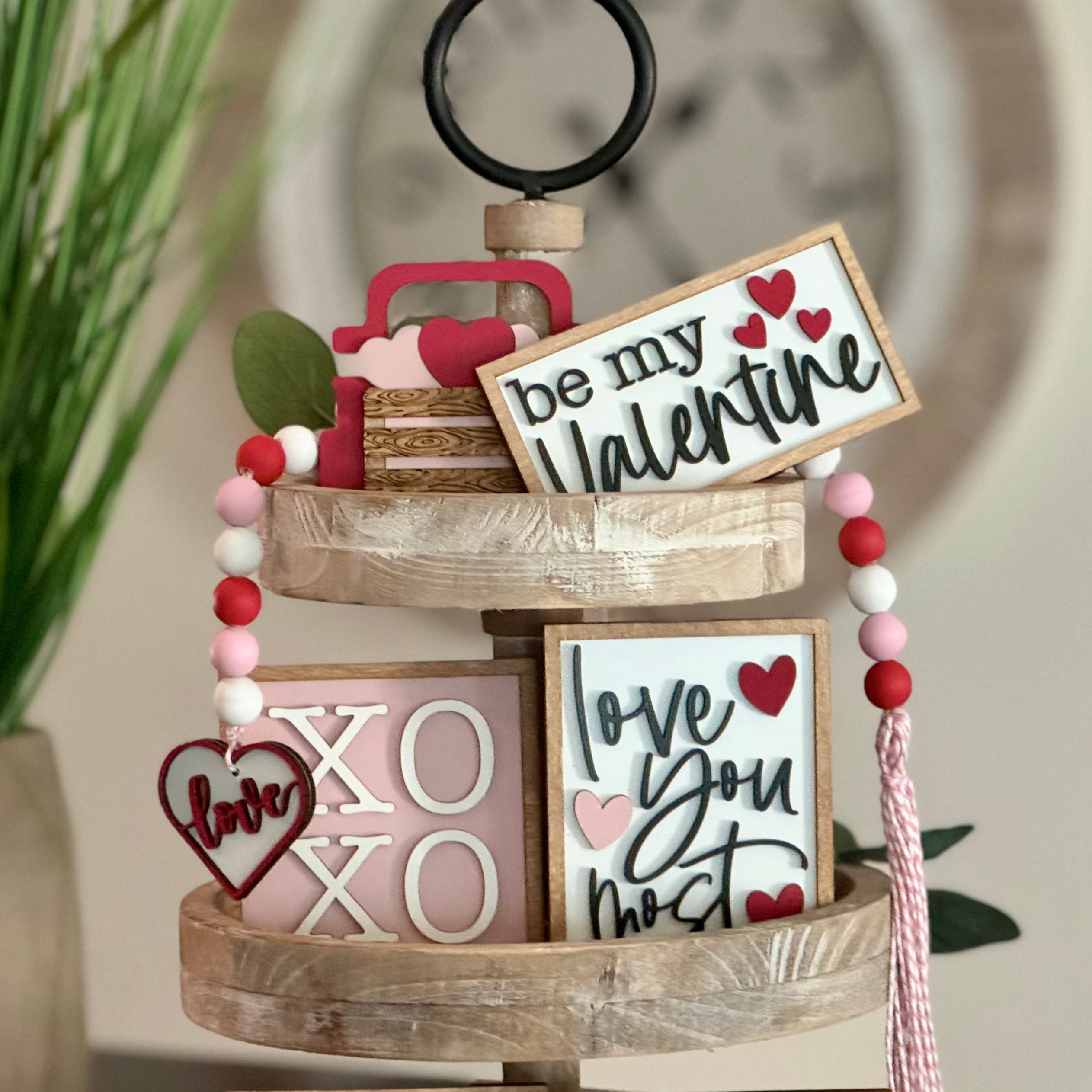Valentine's Day Tier Tray Decor Bundle