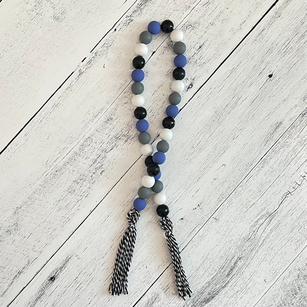 Zodiac Themed Wooden Bead Garland