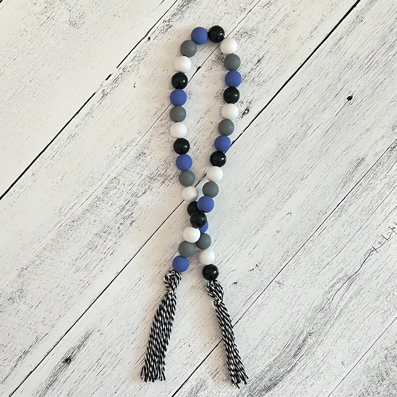 Zodiac Themed Wooden Bead Garland