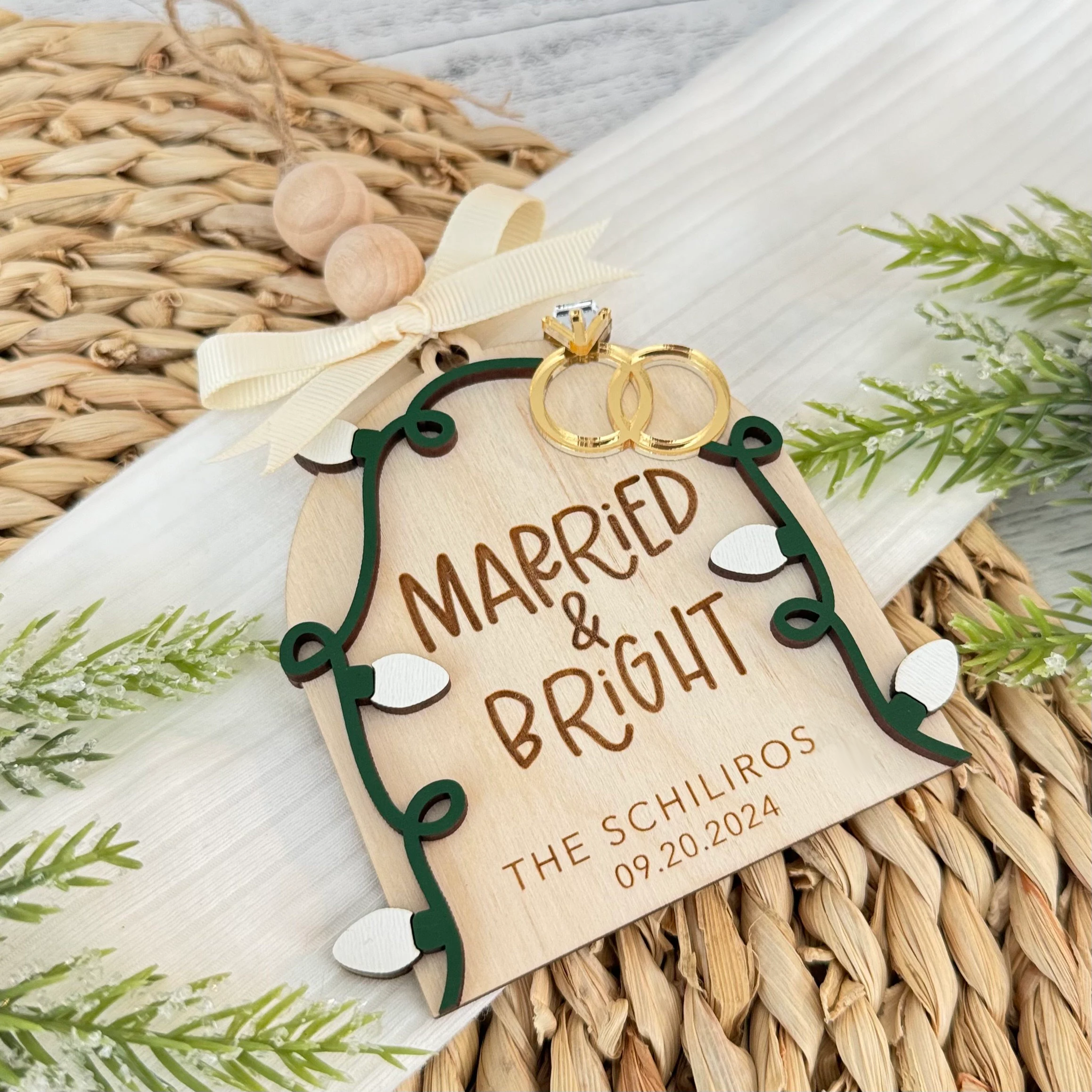 Newlywed Christmas Ornament