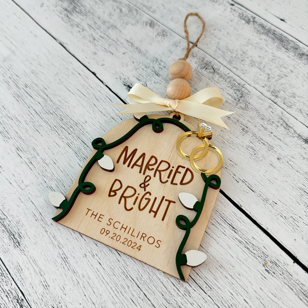 Newlywed Christmas Ornament
