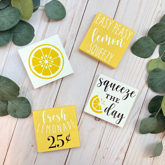 Lemon Themed Signs