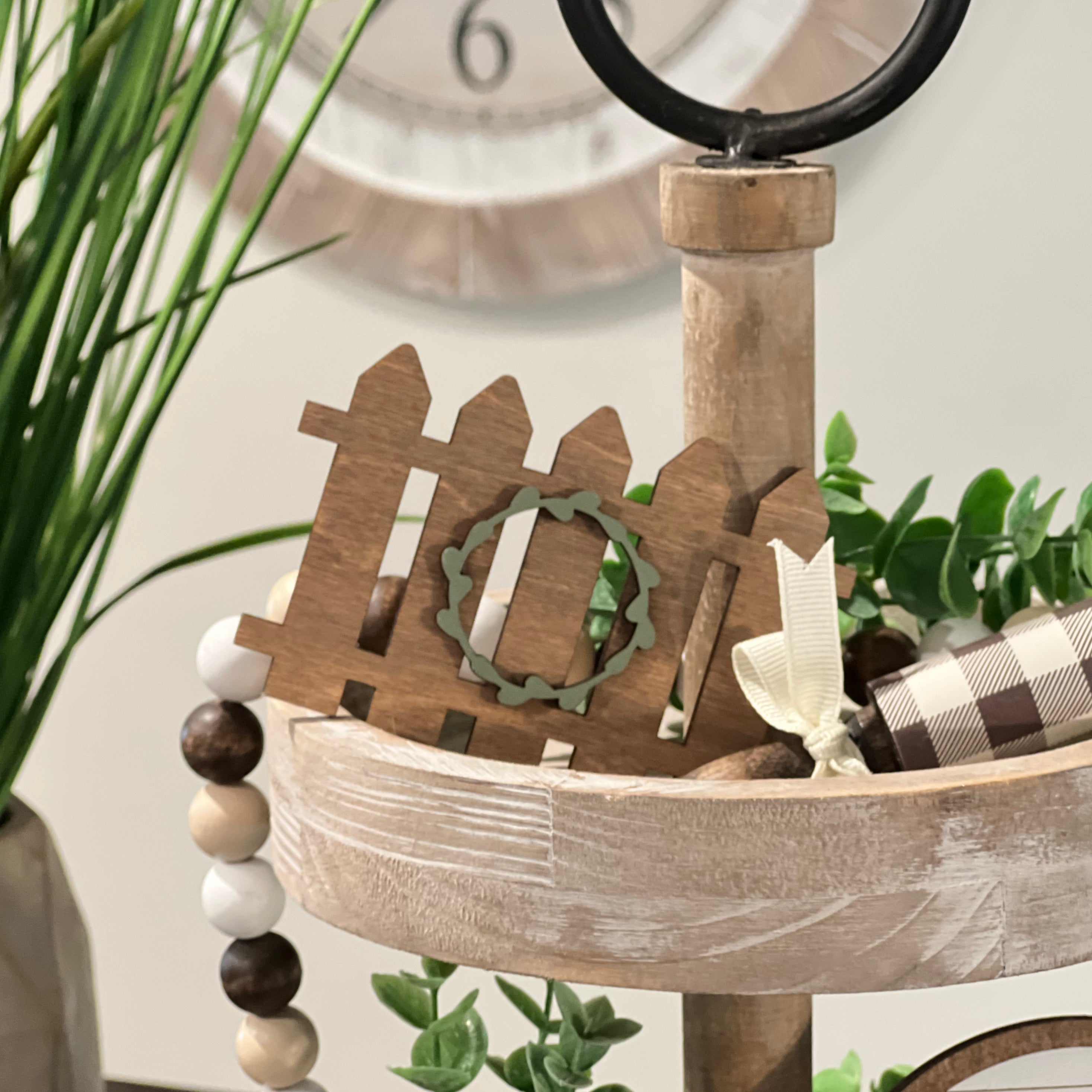 Accent Tiered Tray Decor