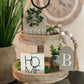 Home & Family Tiered Tray Decor Bundle