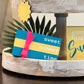 Summer Themed Mini Wooden Books