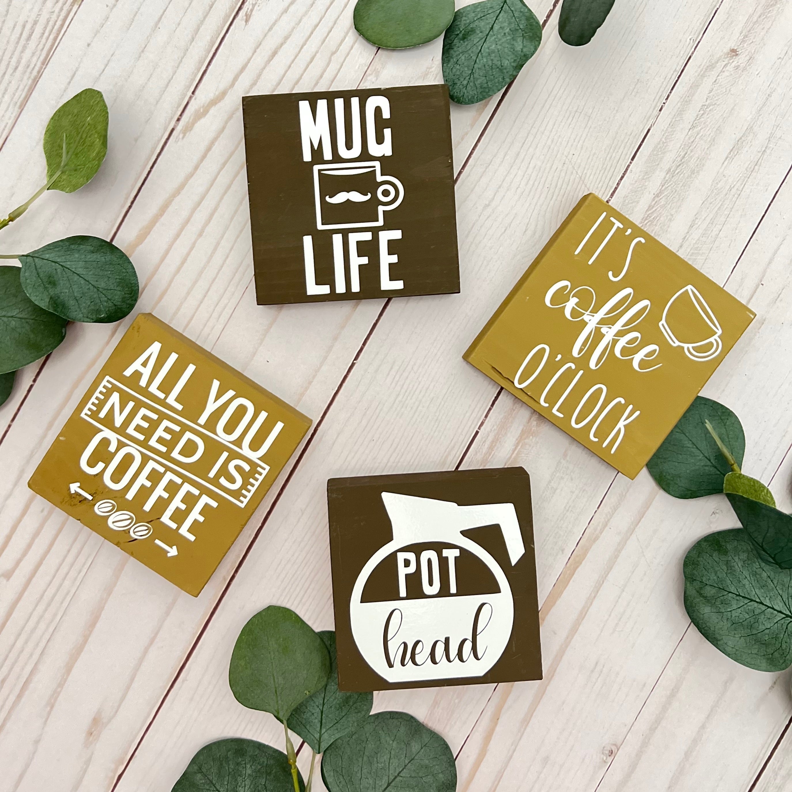 Coffee Themed Signs