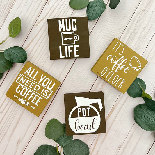 Coffee Themed Signs