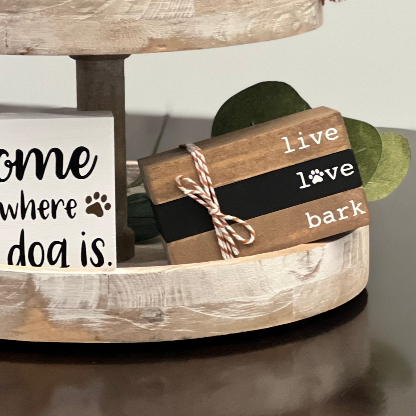 Dog Themed Mini Wooden Books