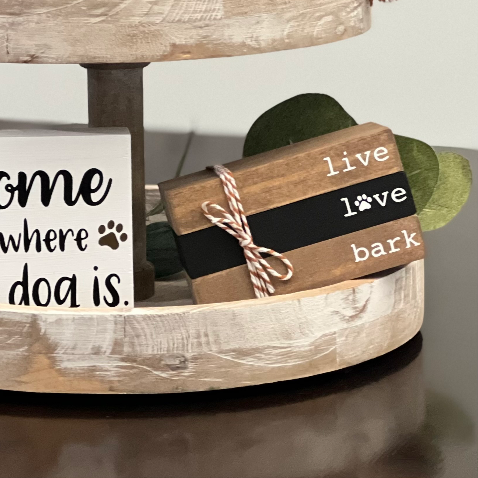 Dog Themed Mini Wooden Books