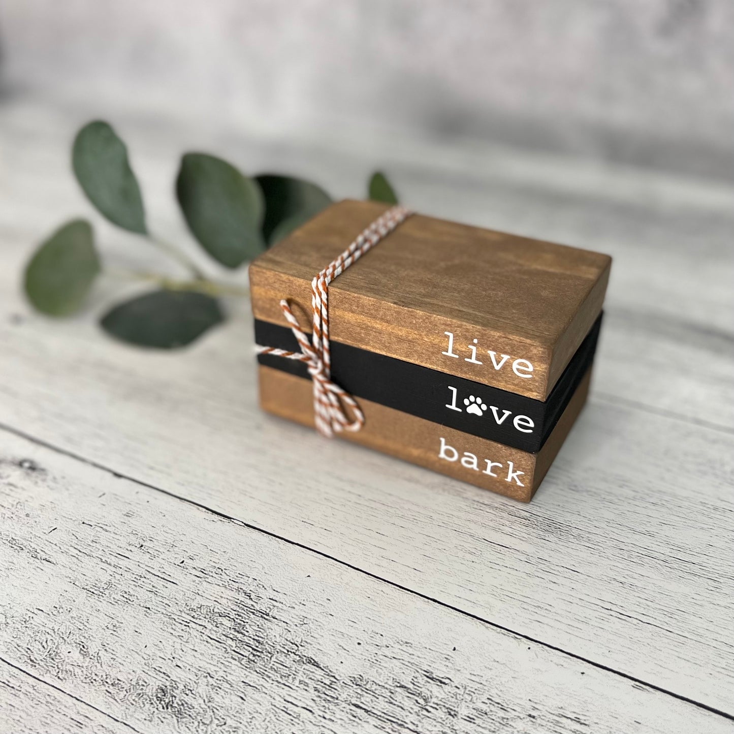 Dog Themed Mini Wooden Books