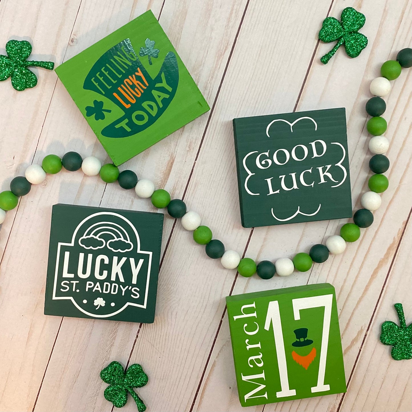 St. Patrick's Day Tiered Tray Decor Bundle