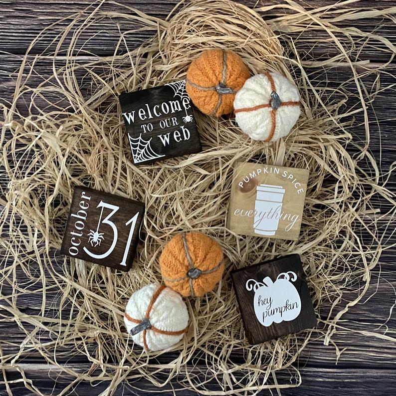 Fall/Halloween Themed Signs