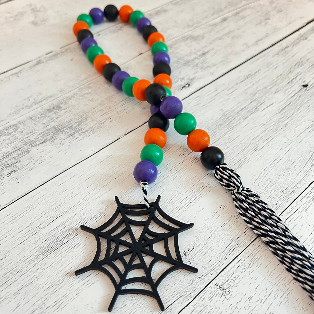 Halloween Wooden Bead Garland