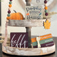Fall Themed Tiered Tray Decor Bundle