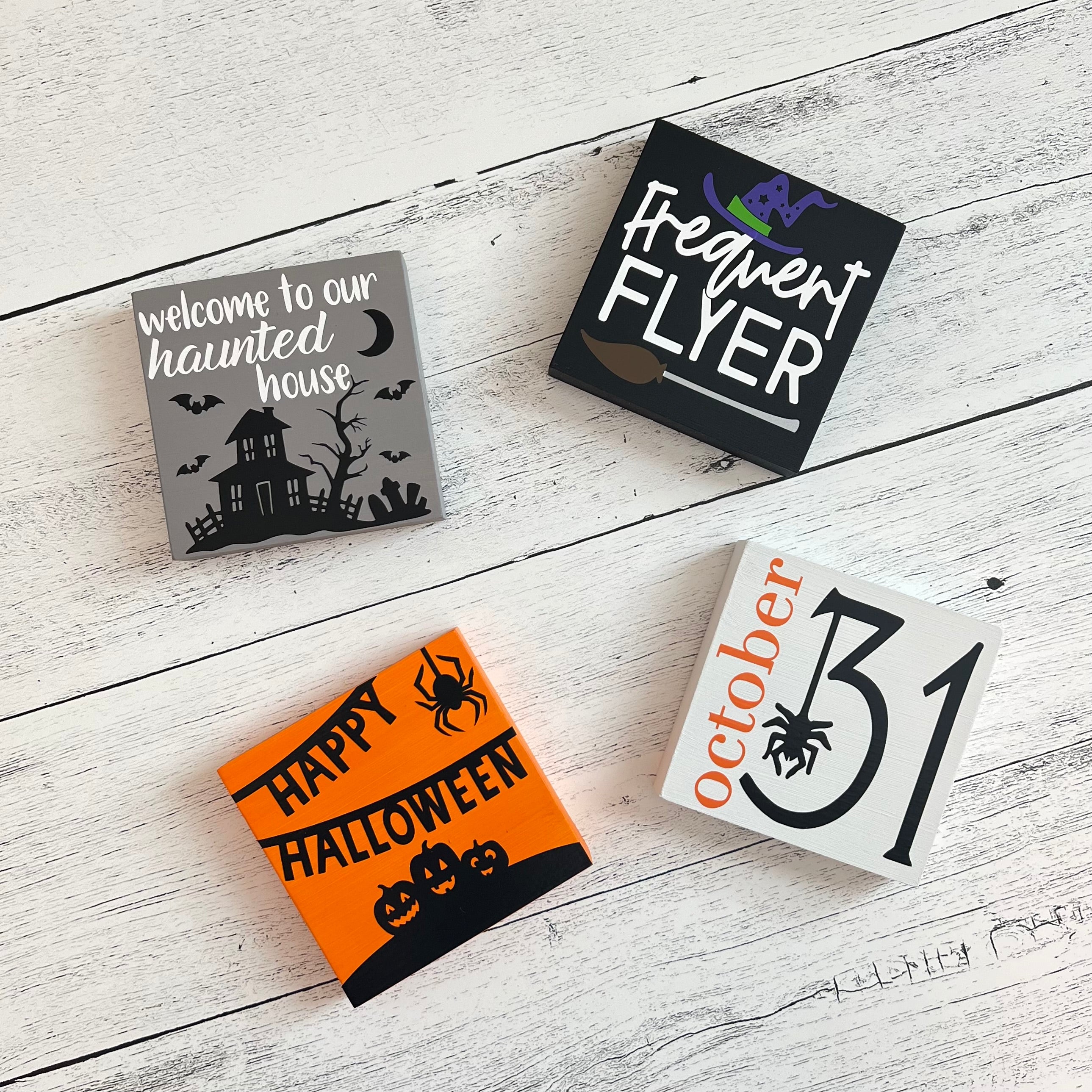 Halloween Themed Tiered Tray Decor Bundle