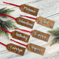 Personalized Wooden Stocking Tags