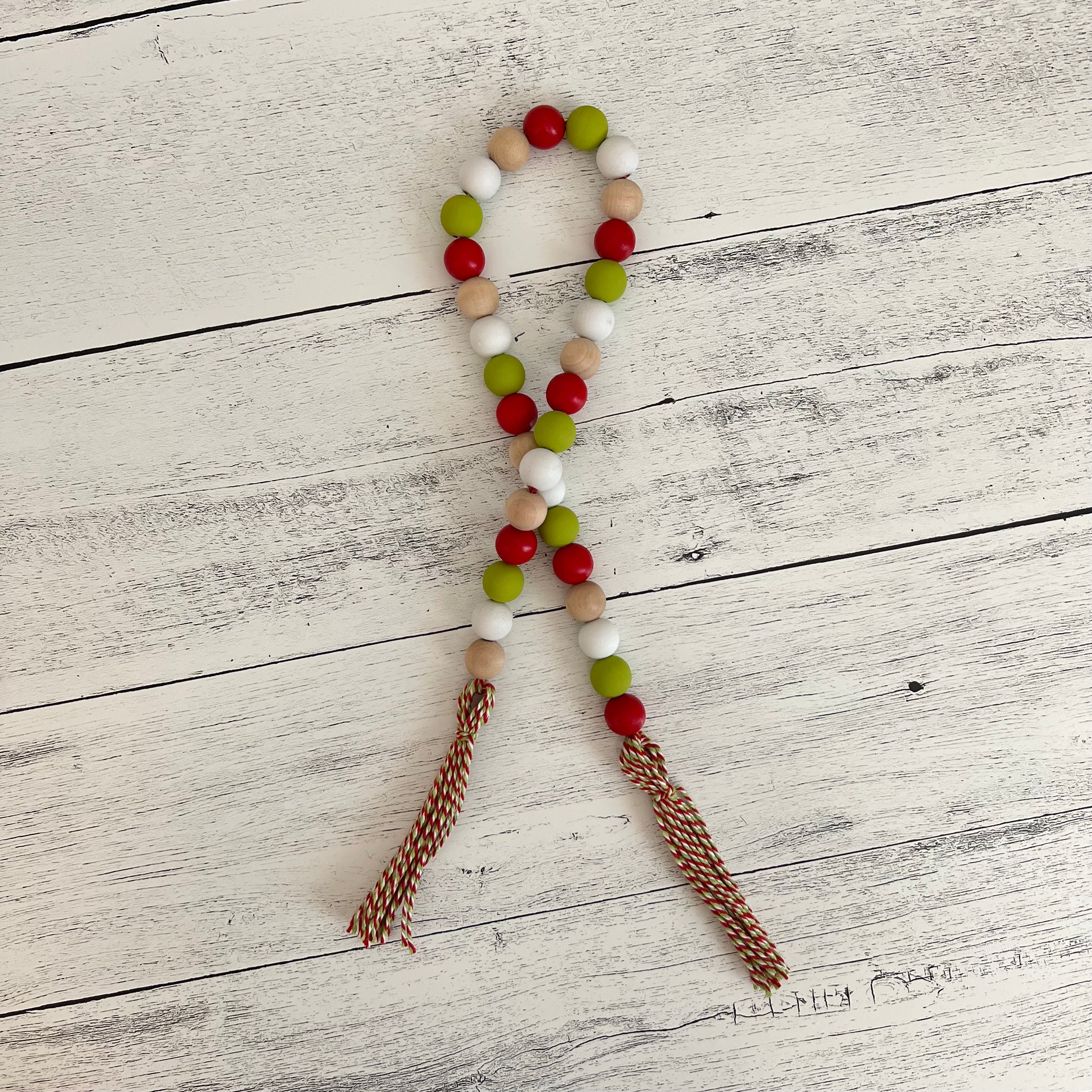 Elf Themed Wooden Bead Garland
